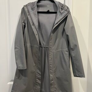 Uniqlo Women's Gray Trench Coat